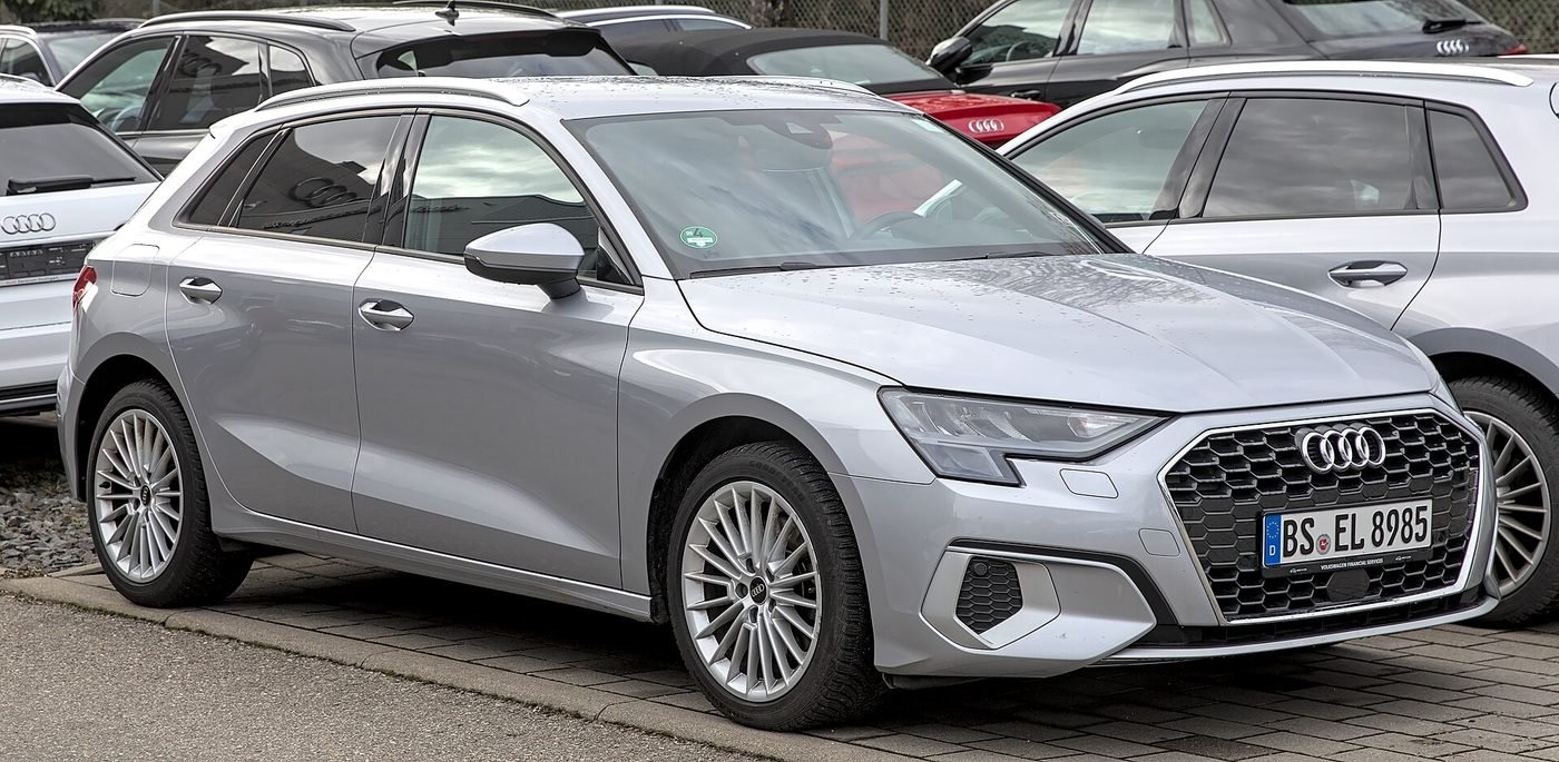 Audi A3 2024 — front three-quarter view