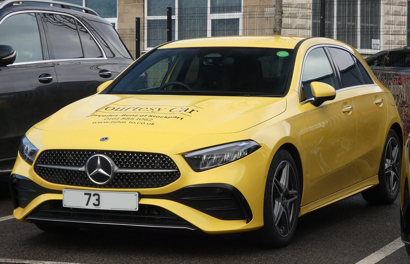 Mercedes-Benz A-Class 2024 — front three-quarter view